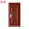 Shuangying marque pas cher prix entrée chambre porte conception en acier de sécurité porte en acier inoxydable porte